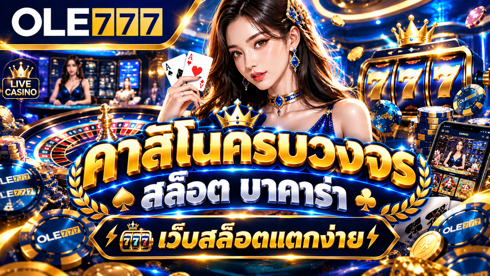 เว็บสล็อตแตกง่าย เล่นคุ้มบน OLE777 ที่ดีที่สุด 2026